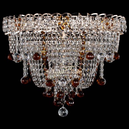 Люстра Водопад Софья чайная в Сочи Гусь Хрустальный