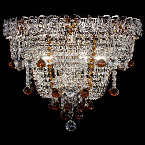 Люстра Водопад Софья чайная в Сочи Гусь Хрустальный