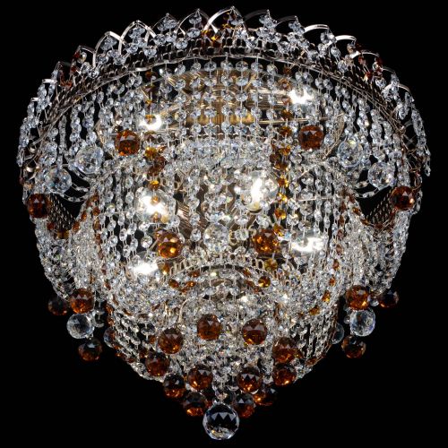 Люстра Водопад Софья чайная в Сочи Гусь Хрустальный