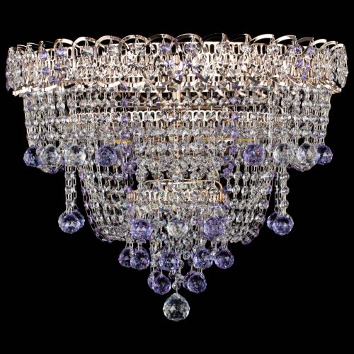 Люстра Водопад Софья фиолетовая в Сочи Люстра Водопад Софья фиолетовая в Сочи