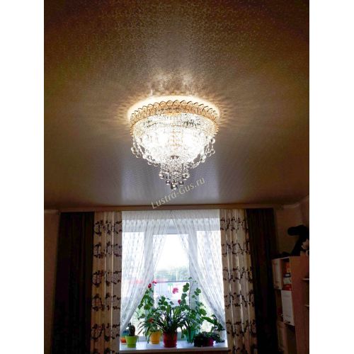 Люстра Водопад Софья в Сочи Гусь Хрустальный