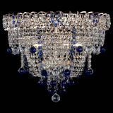 Люстра Водопад Софья синяя в Сочи