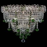 Люстра Водопад Софья зеленая в Сочи