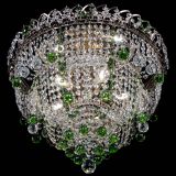 Люстра Водопад Софья зеленая в Сочи