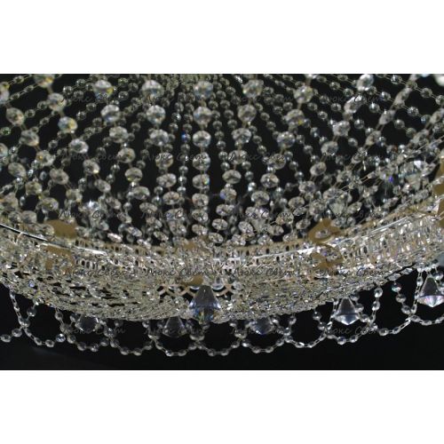 Люстра Водоворот 800 мм Ажур в Сочи Гусь Хрустальный