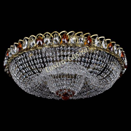 Люстра Водоворот Купол под бронзу Чайный в Сочи Гусь Хрустальный