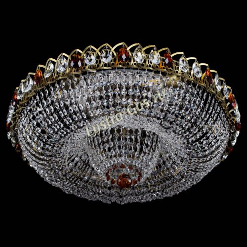 Люстра Водоворот Купол под бронзу Чайный в Сочи Гусь Хрустальный