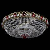 Люстра Водоворот Купол под бронзу Красный в Сочи