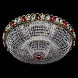 Люстра Водоворот Купол под бронзу Красный в Сочи