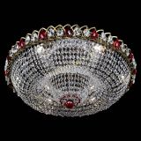 Люстра Водоворот Купол под бронзу Красный в Сочи