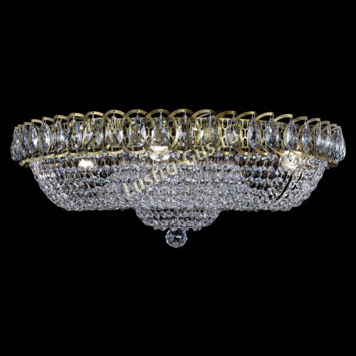 Люстра Водоворот Купол под бронзу в Сочи Гусь Хрустальный