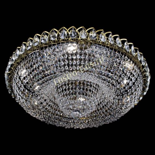 Люстра Водоворот Купол под бронзу в Сочи Гусь Хрустальный