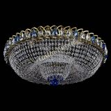 Люстра Водоворот Купол под бронзу Синий в Сочи