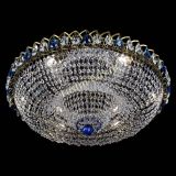 Люстра Водоворот Купол под бронзу Синий в Сочи