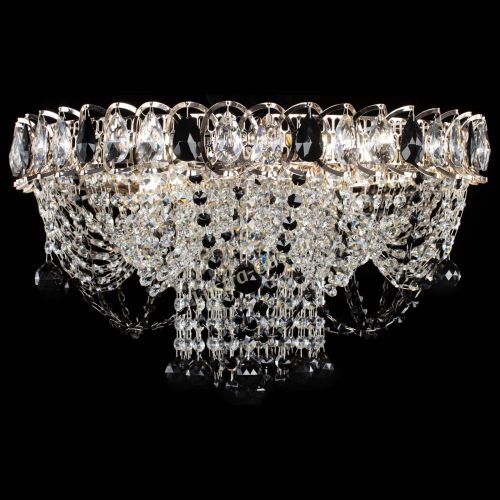 Люстра Водоворот Ольга шар черная в Сочи Гусь Хрустальный