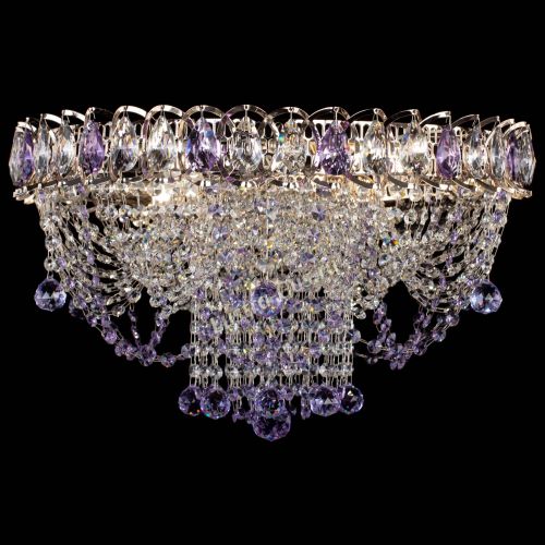 Люстра Водоворот Ольга шар фиолетовая в Сочи Гусь Хрустальный