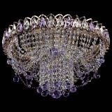Люстра Водоворот Ольга шар фиолетовая в Сочи