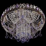 Люстра Водоворот Ольга шар фиолетовая в Сочи