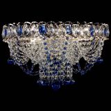 Люстра Водоворот Ольга шар синяя в Сочи