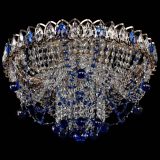 Люстра Водоворот Ольга шар синяя в Сочи