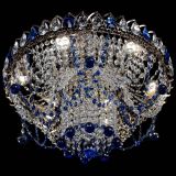 Люстра Водоворот Ольга шар синяя в Сочи