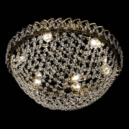 Люстра Водоворот Сетка Обтикон под бронзу в Сочи Гусь Хрустальный