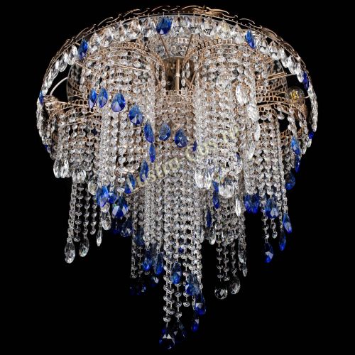 Люстра Вьюга синяя в Сочи Гусь Хрустальный