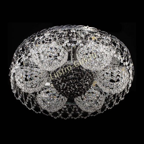 Люстра Вьюга №3 черная в Сочи Гусь Хрустальный