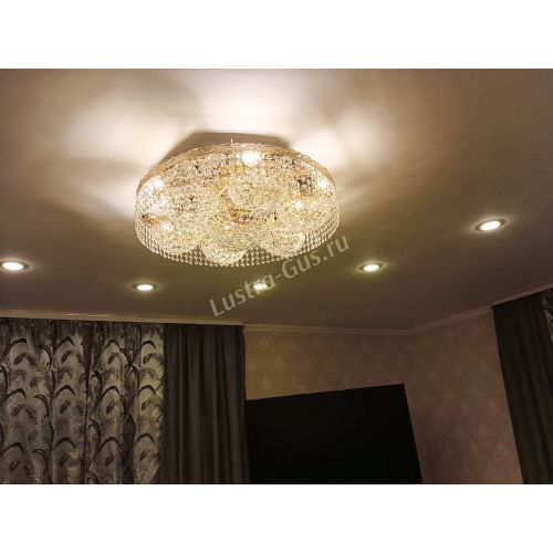 Люстра Вьюга №3 в Сочи Гусь Хрустальный