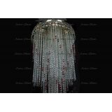 Люстра Вьюга длинная красная в Сочи Люстра Вьюга длинная красная в Сочи