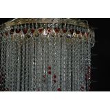 Люстра Вьюга длинная красная в Сочи Люстра Вьюга длинная красная в Сочи