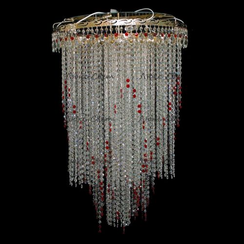 Люстра Вьюга длинная красная в Сочи Люстра Вьюга длинная красная в Сочи