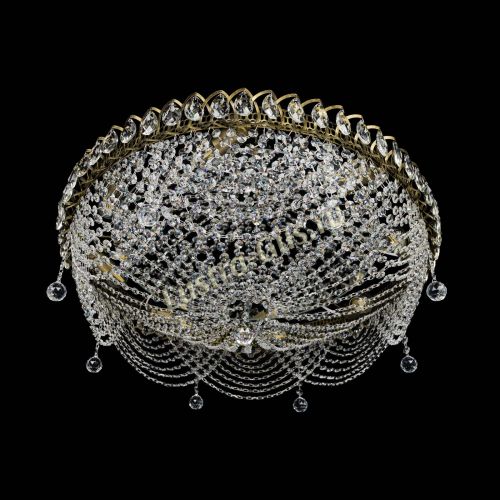 Люстра Жасмин №1 - 700 мм под бронзу в Сочи Гусь Хрустальный