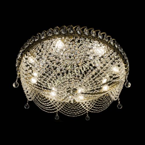 Люстра Жасмин №1 - 700 мм под бронзу в Сочи Гусь Хрустальный