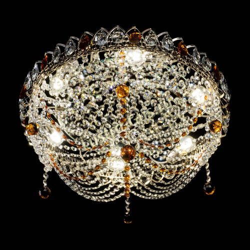 Люстра Жасмин №1 чайная в Сочи Гусь Хрустальный