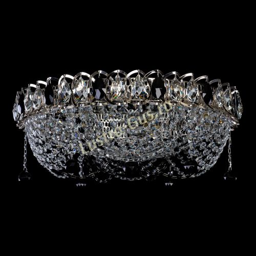 Люстра Жасмин №1 черная в Сочи Гусь Хрустальный