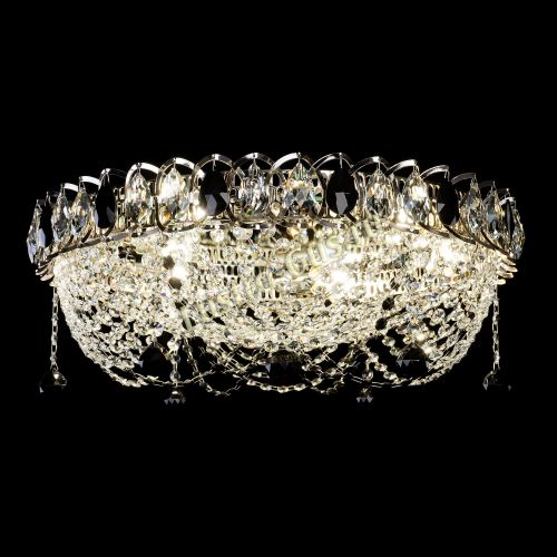 Люстра Жасмин №1 черная в Сочи Гусь Хрустальный