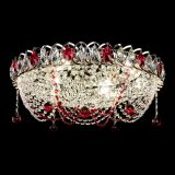 Люстра Жасмин №1 красная в Сочи