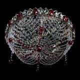 Люстра Жасмин №1 красная в Сочи