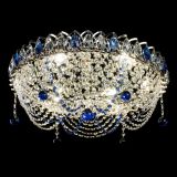 Люстра Жасмин №1 синяя в Сочи