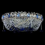 Люстра Жасмин №1 синяя в Сочи