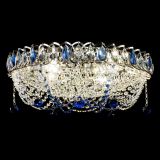 Люстра Жасмин №1 синяя в Сочи