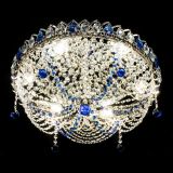 Люстра Жасмин №1 синяя в Сочи