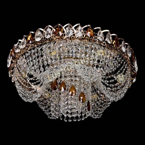 Люстра Жасмин Каскад чайный в Сочи Гусь Хрустальный