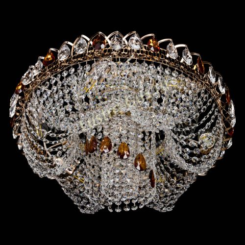 Люстра Жасмин Каскад чайный в Сочи Гусь Хрустальный