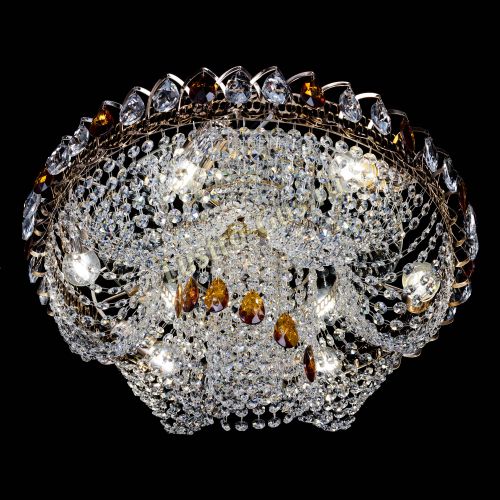 Люстра Жасмин Каскад чайный в Сочи Гусь Хрустальный