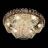 Люстра Жасмин Каскад розовый в Сочи