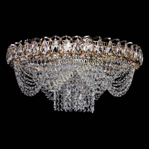 Люстра Жасмин Каскад в Сочи Гусь Хрустальный