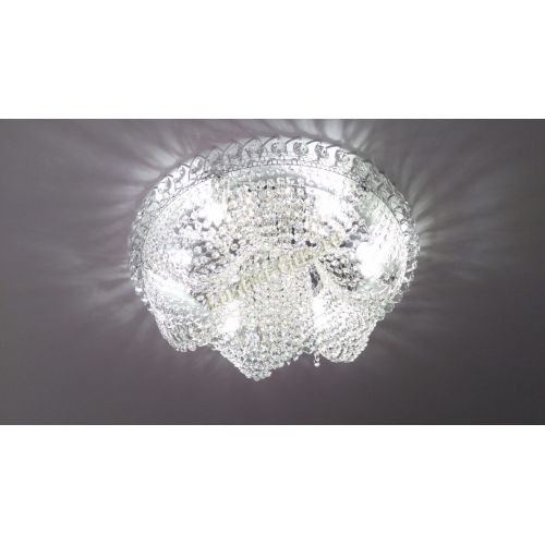 Люстра Жасмин Каскад в Сочи Гусь Хрустальный