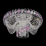 Люстра Жасмин Каскад розовый в Сочи